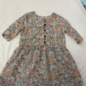 Carter's Floral Button-Front Dress - Multicolor